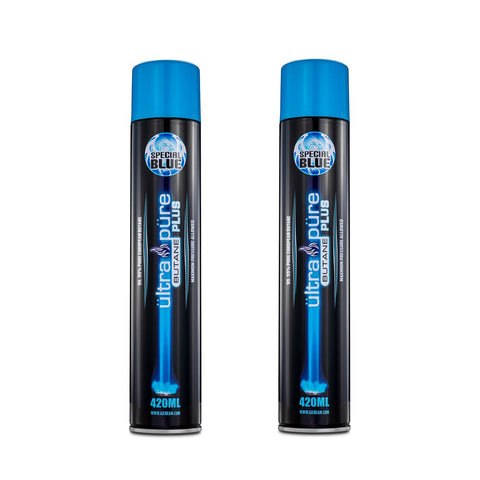 Ultra Pure Plus Butane 420ml 99.995 Pure Butane Refined Lighter Fuel (Pack Of 2)