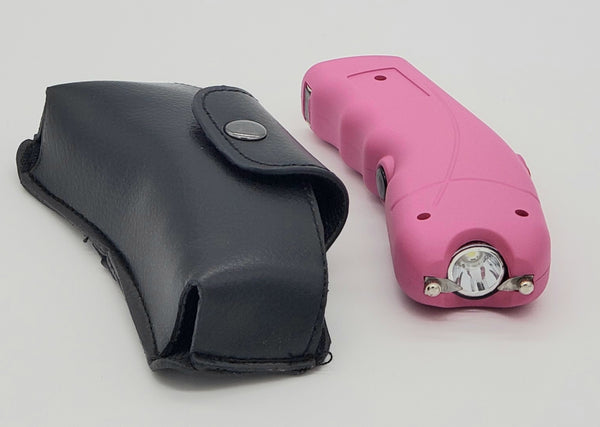 Stun Gun with LED Light ! Black & Pink Cyclone 2.5 Million Volt Rechargeable