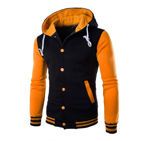 2021 Newset Men Coat Jacket Outwear Winter Slim Hoodie Warm Hooded Tracksuits Stylish Fashion Design Bursting Drop Ship 2XL