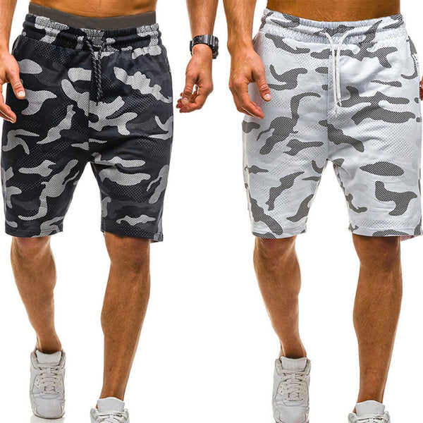 Laamei 2020 New Men Camouflage Shorts Casual Male Hot Sale Military Cargo Shorts Knee Length Mens Summer Short Pants Homme