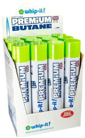 Whip-it! 12 cans (1 case) 400ml Premium Refined Butane Fuel Zero Impurities