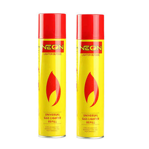 Neon 300ml Ultra Butane Refined Lighter Fuel Refill (Pack of 2)