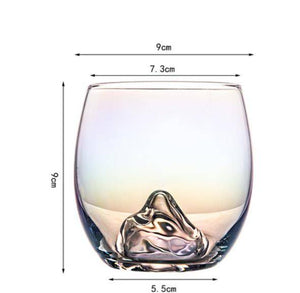 Nordic Colorful Glass Rainbow Glass Family Drinking Water Cup Dazzling Cup